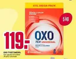 ÖoB OXO TVÄTTMEDEL erbjuda
