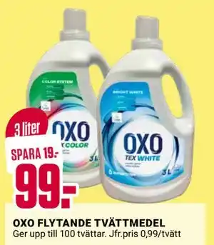 ÖoB OXO FLYTANDE TVÄTTMEDEL erbjuda