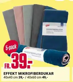 ÖoB EFFEKT MIKROFIBERDUKAR erbjuda