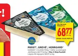 Willys Hemma PRÄST , GREVÉ , HERRGÅRD , Medlemspris erbjuda