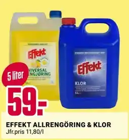 ÖoB EFFEKT ALLRENGÖRING & KLOR erbjuda