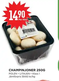 Willys Hemma CHAMPINJONER 250G erbjuda