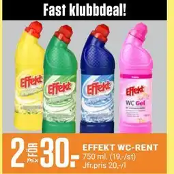 ÖoB EFFEKT WC-RENT, Medlemspris erbjuda