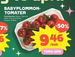 Coop Daglivs BABYPLOMMONTOMATER erbjuda