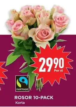 Willys Hemma ROSOR 10-PACK erbjuda