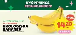 Coop Daglivs EKOLOGISKA BANANER erbjuda