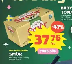 Coop Daglivs SMÖR erbjuda