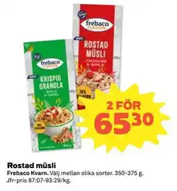 Coop Daglivs Rostad müsli erbjuda
