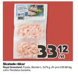 Coop Daglivs Skalade räkor erbjuda