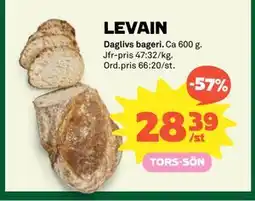 Coop Daglivs LEVAIN erbjuda
