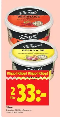 ICA Kvantum Såser erbjuda