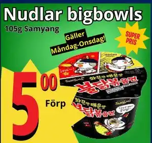 Nudlar bigbowls