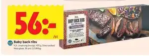 ICA Kvantum Baby back ribs erbjuda