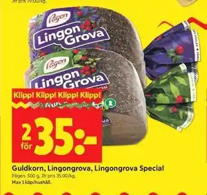 ICA Kvantum Guldkorn, Lingongrova, Lingongrova Special erbjuda