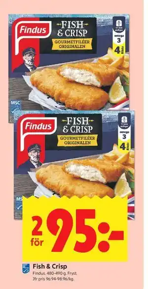ICA Kvantum Fish & Crisp erbjuda