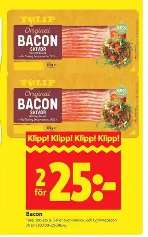 ICA Kvantum Bacon erbjuda