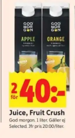 ICA Kvantum Juice, Fruit Crush erbjuda