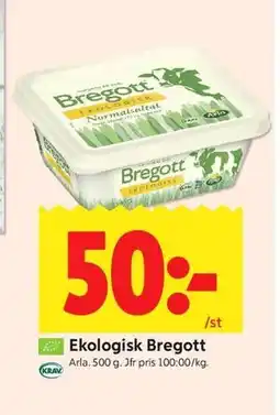 ICA Kvantum Ekologisk Bregott erbjuda