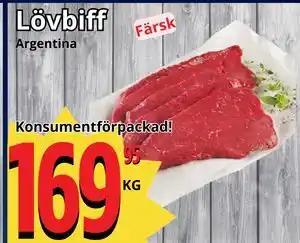 Supergrossen Lövbiff erbjuda