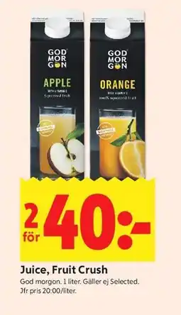 ICA Kvantum Juice, Fruit Crush erbjuda