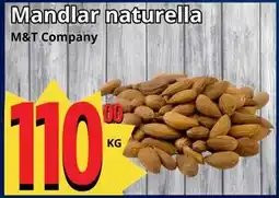 Supergrossen Mandlar naturella erbjuda