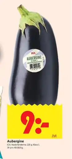 ICA Kvantum Aubergine erbjuda