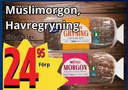 Supergrossen Müslimorgon,Havregryning erbjuda