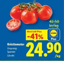 Lidl Kvisttomater erbjuda