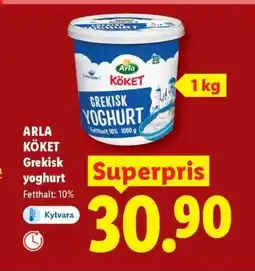 Lidl Arla köket grekisk yoghurt erbjuda