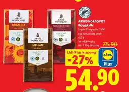 Lidl Arvid Nordqvist Bryggkaffe erbjuda