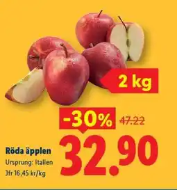 Lidl Röda äpplen erbjuda