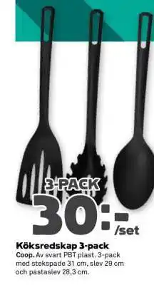 Coop Köksredskap 3-pack erbjuda