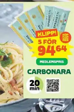 Coop SPAGHETTI erbjuda