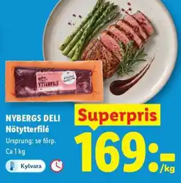 Lidl Nybergs Deli nötytterfilé erbjuda