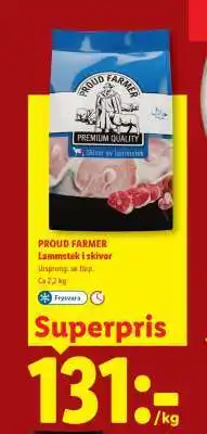 PROUD FARMER Lammstek i skivor