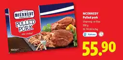 Lidl MCENNEDY Pulled pork erbjuda