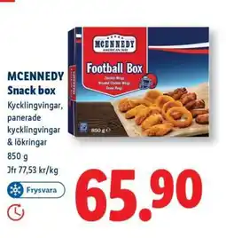 Lidl MCENNEDY Snack box erbjuda