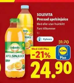 Lidl Solevita Pressad apelsinjuice erbjuda
