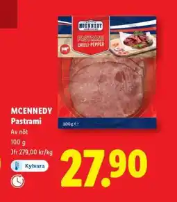 Lidl MCENNEDY Pastrami erbjuda