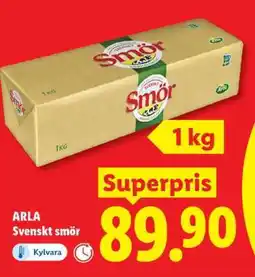 Lidl Arla svenskt smör erbjuda