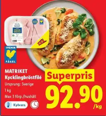 Matriket Kycklingbröstfilé