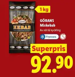 Lidl Görans Mixkebab erbjuda