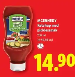 Lidl MCENNEDY Ketchup med picklessmak erbjuda