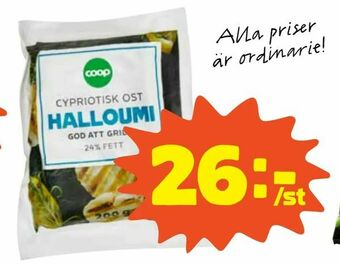 Coop Halloumi erbjuda