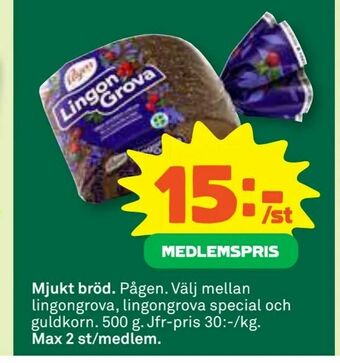 Coop Mjukt bröd erbjuda