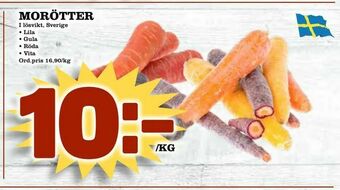 Din Mat Morötter erbjuda