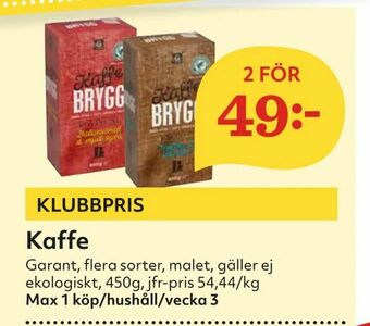 Hemköp Kaffe erbjuda