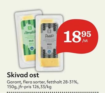 Hemköp Skivad ost erbjuda