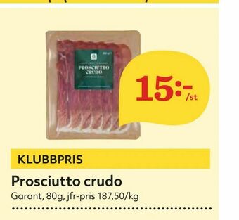 Hemköp Prosciutto crudo erbjuda