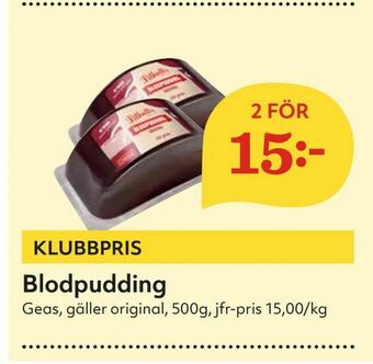 Hemköp Blodpudding erbjuda